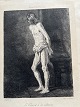 Eugéne Gaujean (1850-1900):Kristus ved pælenRadering på papir.Efter maleri 1646 af ...