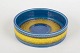 Aldo Londi for Bitossi, dish.Decorative ceramic dish with a circular form and concentric ...