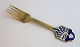 Michelsen. Julegaffel. 1986. Sterling (925). Design Bent Karl Jacobsen