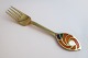 Michelsen. Julegaffel. 1971. Sterling (925). Design Else Alfelt