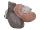 Royal Copenhagen katte figur, tre kattekillinger.Dekorationsnummer 684.1. ...