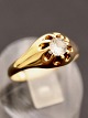 14 karat guld ring  med zirkon