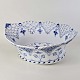 Oval bordskål til frugt i kongeligt porcelæn fra stellet Musselmalet Helblonde. Nr. ...