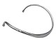 Dansk sterlingsølvs, moderne halsring i lækker kraftig kvalitetStemplet "HANDMADE STERLING ...