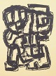 Robert Jacobsen, “Sjælebilleder”, serigrafi, listet ...