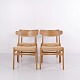 Spisebordsstole model CH23 designet af Hans J. Wegner og fremstillet af Carl Hansen & Søn i ...