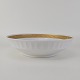 Kongelig dyb tallerken af porcelæn, fra stellet Guldvifte. Nr 414/1152Producent Royal ...