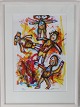 Hans Christian Thomsen (1956-2017)Figurkomposition fra 2001 i farver 121/125Indrammet i ...