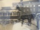 Indrammet foto fra det gamle København ca. 1910, Foto mål 23,5cm x 17cm, Med ramme 30,5cm x 14,5 ...