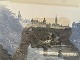 Indrammet foto fra det gamle København ca. 1910, Foto mål 23,5cm x 17cm, Med ramme 30,5cm x 14,5 ...