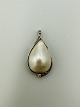 14 Karat Guld Vedhæng med Perle og sten Vægt: 4,55g L: 3cm, B: 1,5cm