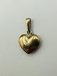 14 Karat Guld Hjerte Vedhæng Vægt: 0,67gL: 1,7cm inkl. øskenStemplet: HS 585