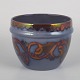 Edgar Böckman for Höganäs, planter.Art Deco faience planter with moulded decoration and ...