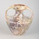 Arabia Finland, art deco vase with lustre glaze.Decorative ceramic vase with two elegant ...
