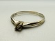 14 Karat Guld Ring med Diamant Vægt: 1,2gRing Str.: 53Stemplet: GIFA 585
