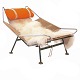 Wegner FlaglinestolHans J. Wegner, 1914-2007, Flaglinestolen, tidlig model GE225 Sæde og ryg ...