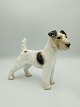 Bing & Grøndahl Rughåret Foxterrier 1998 H:14,5cm L: 18cm