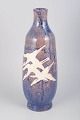 Large Scandinavian studio pottery floor vase.Monumental hand-thrown unique stoneware vase ...