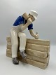 Bing og Grøndahl Figur - Tømrer / Håndværker Modelnr.: 2339Designer: Svend Jespersen H.:23 ...