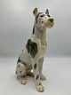 Bing og Grøndahl Figur - Grand Danois Hund Siddende Modelnr.: 2038Designer: Lauritz Jensen ...