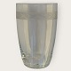 Holmegaard, Ejby, Sodavandsglas med krysslibninger, 9cm høj, 6cm i diameter, Design Jacob E. ...