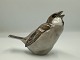 Bing og Grøndahl Figur - Gråspurv med åben næb / Fugl Modelnr.: 1607H.:9 cm B.: ...