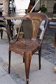 Original Multipl´s Café stol i metal designet af Joseph Mathieu i 20érme.Stolen står i ...