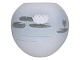 Bing & Grondahl, Round vase with water lily