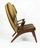 Super flot lænestol i teak designet af Kurt Østervig. Fantasiske former. Trænger til ...