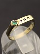 14 karat guld ring  med 3 diamanter