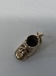 Baby støvle, sko Vedhæng/Charms i 14 karat guld.Højde: ...