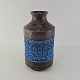 Bitossi vase af keramik med rimini blå glasering og geometriske mønstreNr. 204/20Design ...