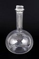 Ole Palsby for Georg Jensen, vinkaraffel.Elegant vinkaraffel i klart glas med minimalistisk, ...