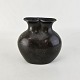 Dobbeltstudet vase af diskometal. Nr D120.Formgiver og producent Just Andersen ...