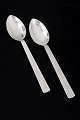 Georg Jensen Bernadotte, to dessertskeer.Sæt med to dessertskeer i sterlingsølv, model ...