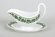 Meissen, vinløvsmønster, sauceskål.Sauceskål i hvidt porcelæn dekoreret med det klassiske ...