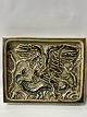 Royal Copenhagen Relief i  keramik med motiv af  Ørn med slange.Dekorationsnummer ...