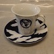 14 x kop 8 x 8 cm og underkop 14,3 cm Kaffekop 8  cm  og underkop 14,3 cmLin Utzon Rosendahl ...