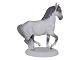 Royal Copenhagen heste figur, lippizzianer.Stemplerne viser, at denne er produceret mellem ...