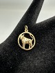 14Karat Guld Taurus / Tyre Vedhæng - Stjernetegn Vægt: 1,66g Dia.: 1,5cm Stemplet: 585 HS