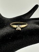 14K Guld ring med DiamantVægt: 2,33gRing Str.: 60Stemplet: WJ 585