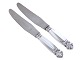 Georg Jensen Dronning sterling sølv, middagskniv med langt knivblad.Totallængde 22,8 cm., ...