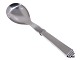 Georg Jensen Pyramide sterling sølv og rustfrit stål, lille serveringsske.Længde 15,5 ...