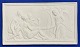 Antik platte i bisquit af Bertel Thorvaldsen (1770-1844): "Amor taget til fange af Gratierne”. ...