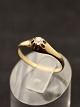14 karat guld ring størrelse 58 med diamant fra guldsmed Thøgersen & Thisted København emne nr. ...