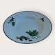 Grøn Vallø, med Plantin kant, KPM, Københavns Porcelæns maleri, Lyngby, Dyb tallerken, 24,5cm i ...
