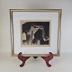 Litografi med motiv af huse. Nr 49/100Kunstner Ebbe Willemoës 'Jack' Kampmann (1914 - ...