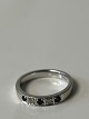 Alliancering safir & diamanter 14kt hvidguld.Stemplet: Canthi 585Størrelse 50,5Flot ...