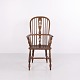 Antik high-back Windsor armstol fra den victorianske periode, sandsynligvis fremstillet i ...