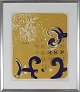 Sven Dalsgaard (1914-1999)Litografisk tryk fra 1967indrammet bag glas i sølvfarvet ...
